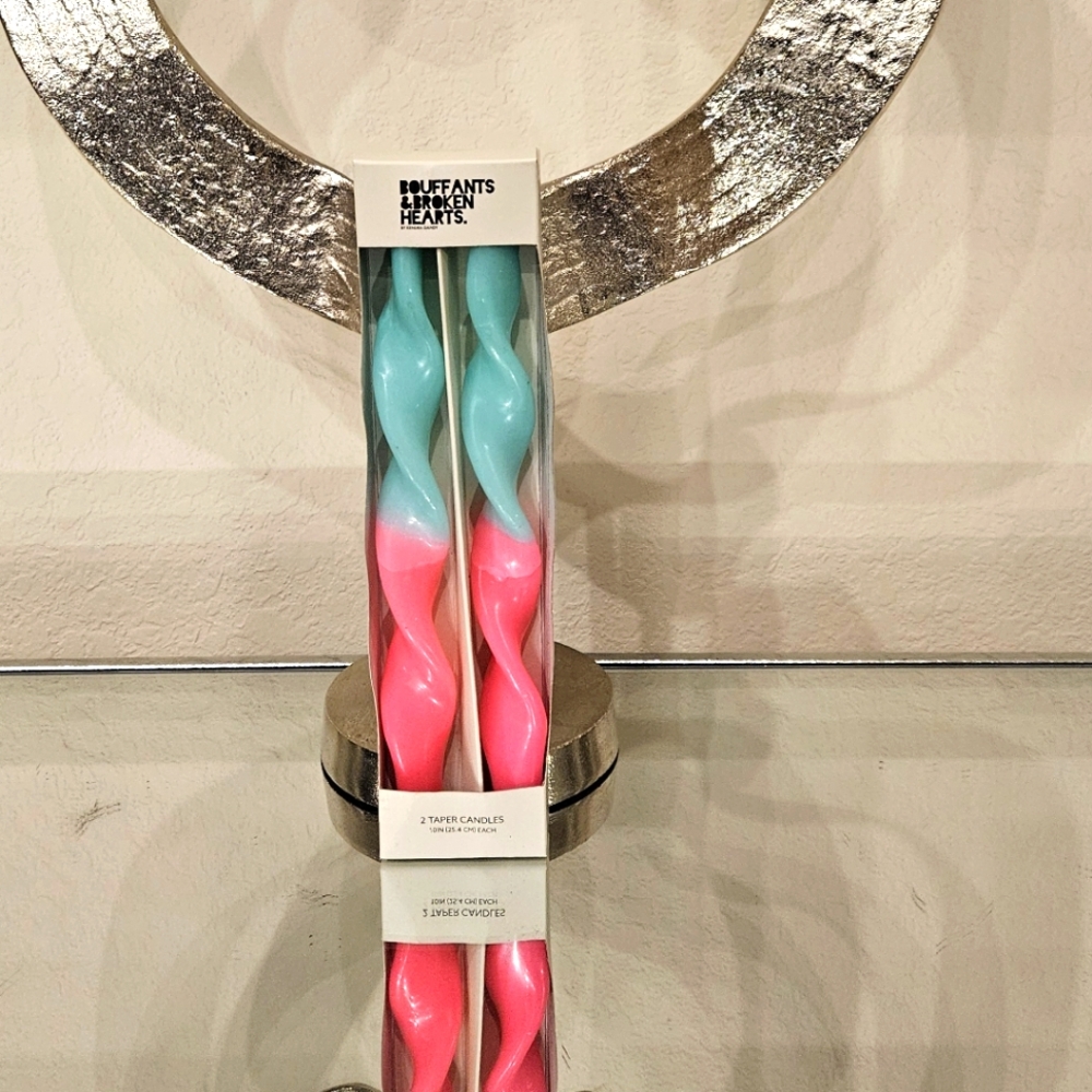 NEW! Bouffants + Broken Hearts Tapered candles